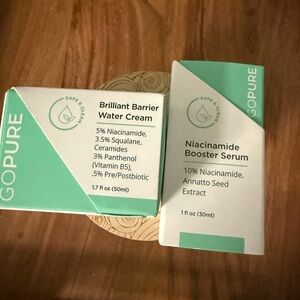 Brilliant Barrier Water Cream and Niacinamide Booster Serum